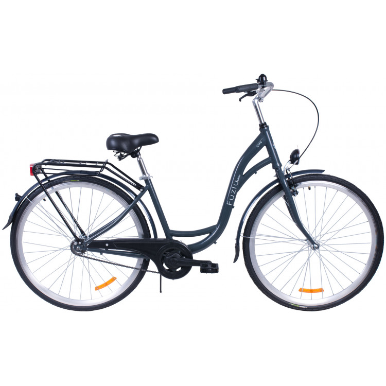 Mestský bicykel 28 Fuzlu City S-1 granátová